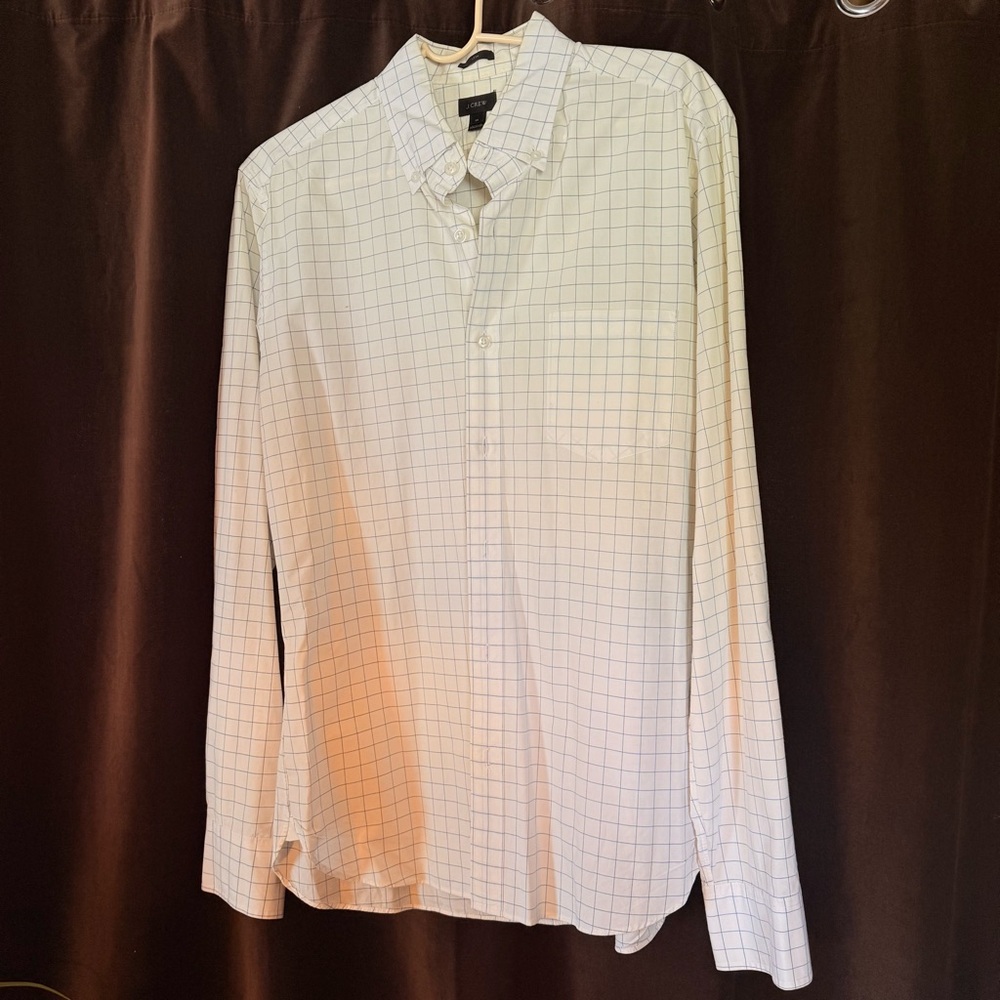 J. Crew mini windowpane check shirt